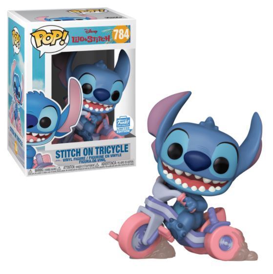 Stitch On Tricycle #784 Funko Limited Edition Funko Pop! Disney Lilo & Stitch