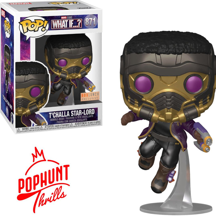 T'Challa Star-Lord #871 BoxLunch ExclusiveFunko Pop! Marvel What If..?