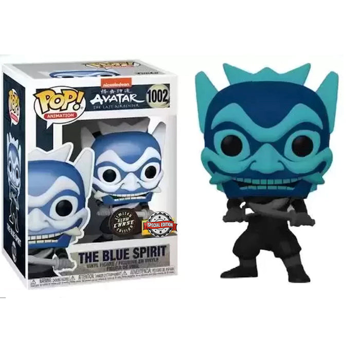 The Blue Spirit #1002 Limited Edition Glow Chase Special Edition Sticker Funko Pop! Animation Avatar The Last Airbender