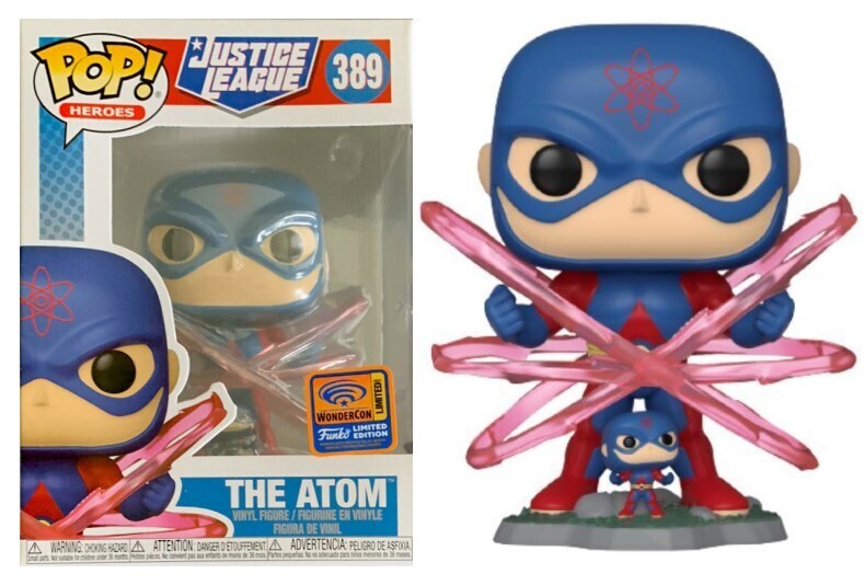 The Atom #389 Funko 2021 WonderCon Limited Edition Funko Pop! Heroes Justice League