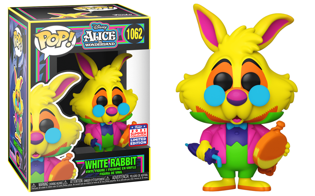 White Rabbit #1062 Funko 2021 Summer Convention Limited Edition Funko Pop! Disney Alice In Wonderland