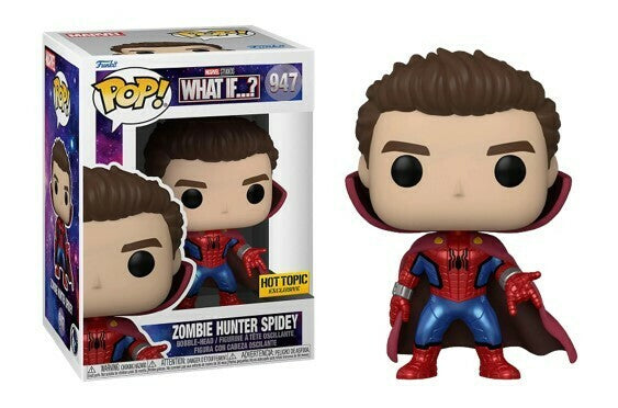 Zombie Hunter Spidey #947 Hot Topic Exclusive Funko Pop! Marvel What If..?