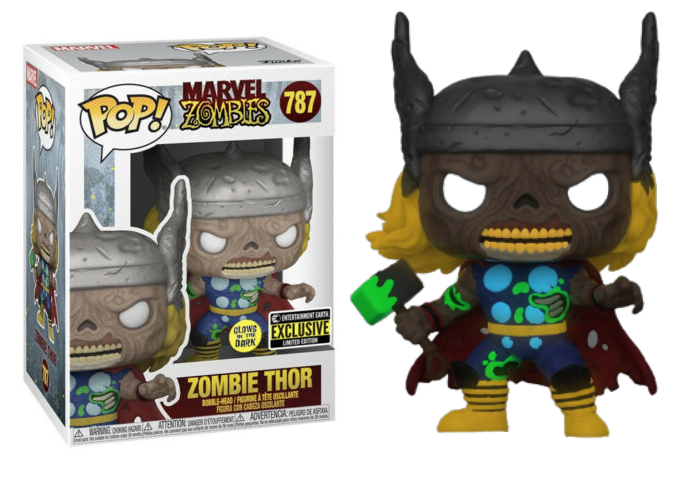 Zombie Thor #787 Glow In The Dark Entertainment Earth Exclusive Funko Pop! Marvel Zombies